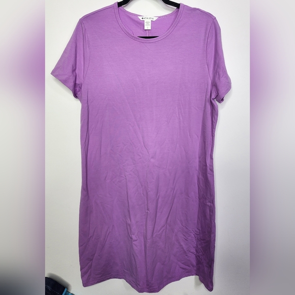 Essential Tee Dress, Purple, Large - Picture 1 of 3